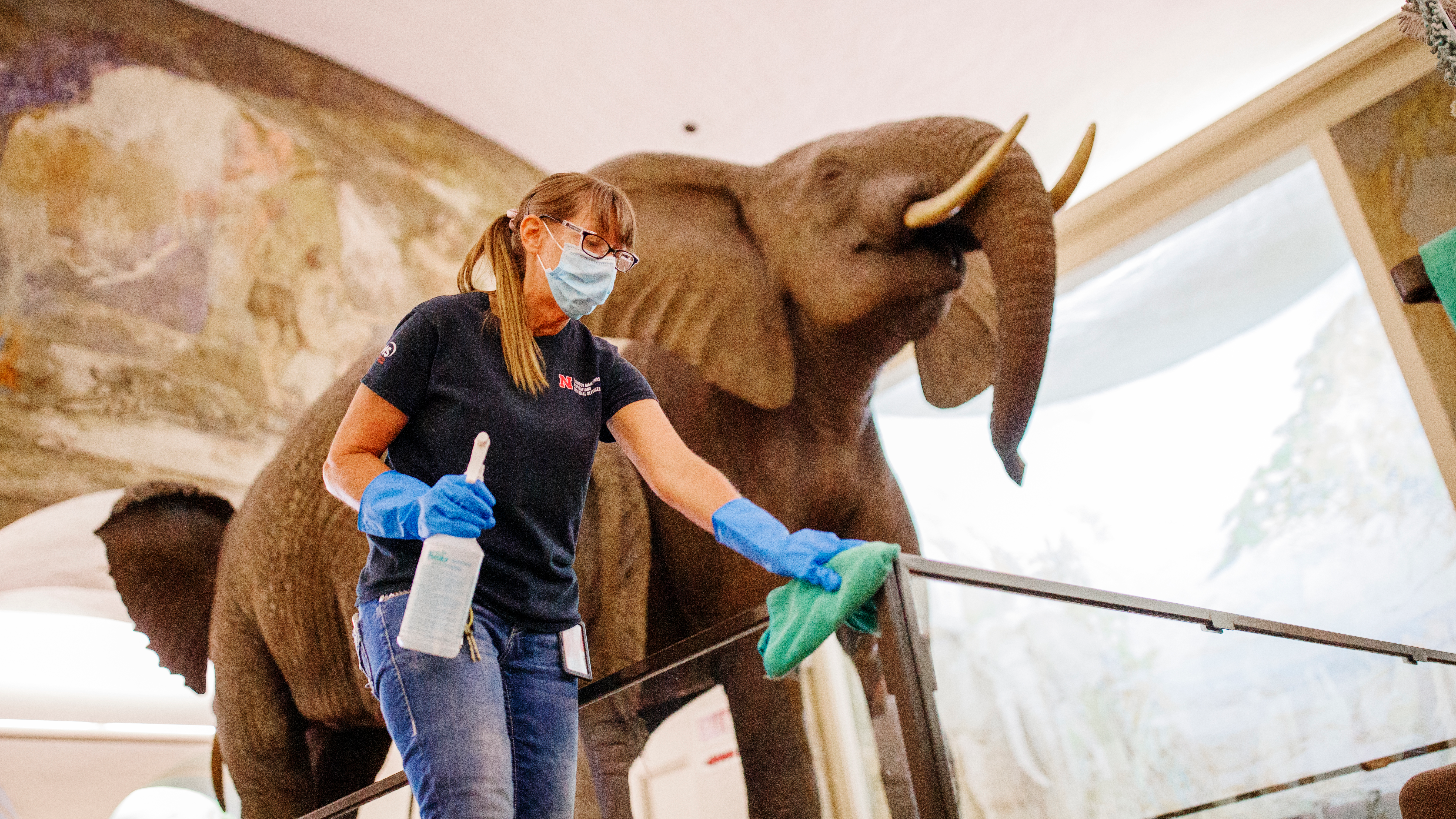 Cleaning Morrill hall