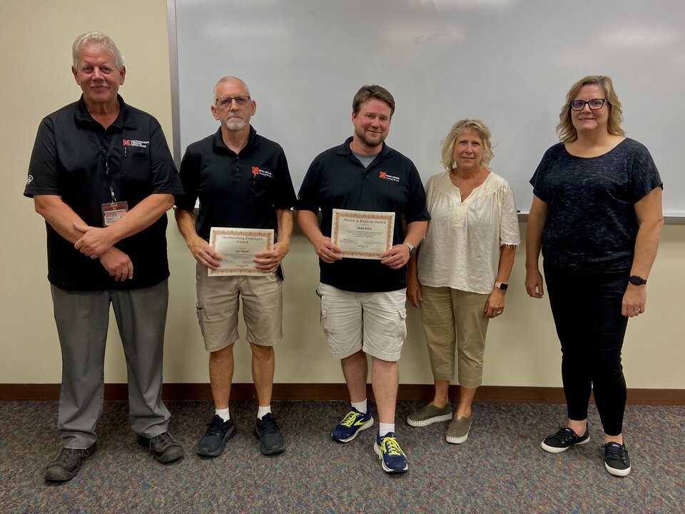 Scott Foltz, Jim Ryals, Matt Bilek, Jolene Deinert, Estelle DeJonge